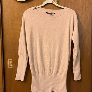 White House Black Market Blush Lightweight Sweater